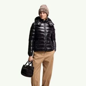 Moncler Shiny Black Down Jacket